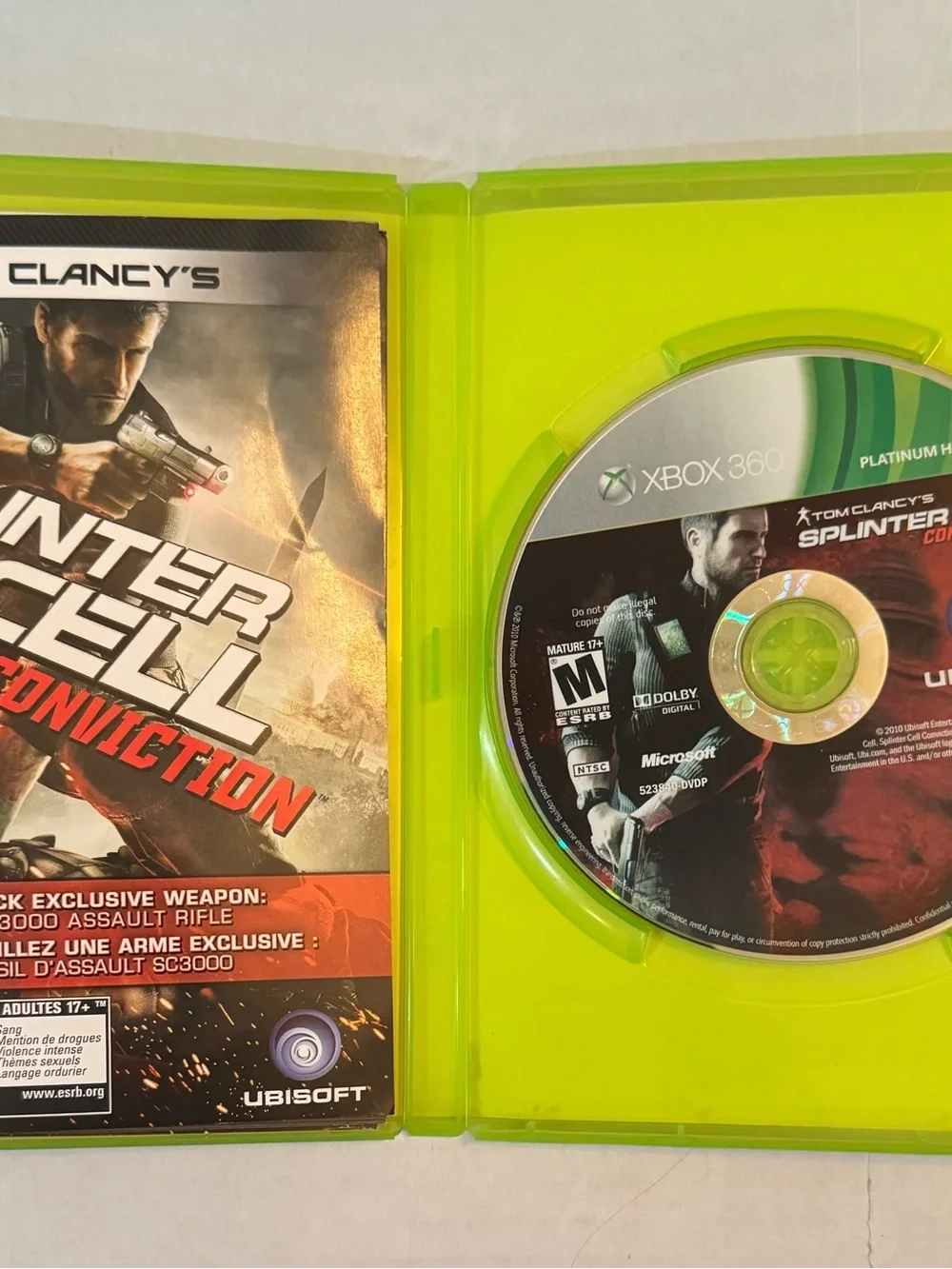 Splinter Cell Conviction (Microsoft Xbox 360)